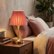 Cordless Table Lamp - Vintage Brass Rechargeable Design
