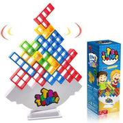 Stacking Blocks Toy - Colorful Balance Tower Game
