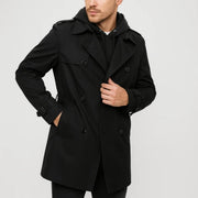 Carlos - Double-Breasted Men's Trench Coat