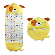 Kids Sleeping Bag - 2-in-1 Plush Cuddle Toy