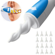 Ear Wax Removal Tool - Spiral Cleaner with 16 Silicone Tips