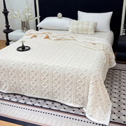 Fleece Blanket - Thickened Lamb Coral Textured Throw