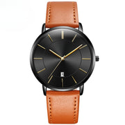 Veronuci - Luxury Watch - Slim Quartz Design with Genuine Leather Strap
