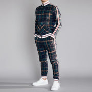 Alfredo - Patterned Slim Fit Men's Tracksuit