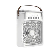 Portable Fan With LED Light - 3 In 1 Cooling Design
