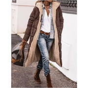 Veronica - Longline Reversible Women's Fleece Lined Coat