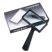 10X Magnifying Glass - Handheld Reading Magnifier with Easy-Grip Handle
