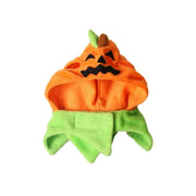Halloween Cat Pumpkin Hat - Plush Jack-O'-Lantern Pet Costume