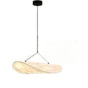 Japandi Pendant Light - Sculptural Wave Panel LED Design