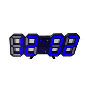 3D LED Wall Clock - Dimmable Digital Display Design