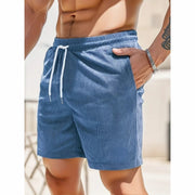 Samuel - Drawstring Corduroy Men's Swim Trunks