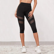 Laura - High-Waisted Mesh Panel Women's Workout Leggings