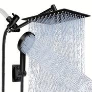 High Pressure Shower Head - 9-Setting Rainfall Handheld Combo