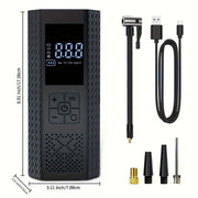 Portable Tire Inflator - Cordless Rechargeable Air Pump
