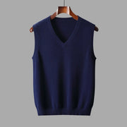 Fausto - V-Neck Sleeveless Men's Sweater Vest