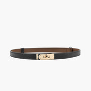 Callista - Adjustable Gold Buckle Women's Skinny Belt