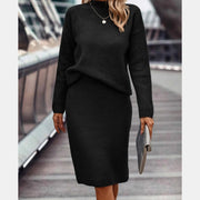 Penelope - Ribbed Knit Sweater Skirt Set