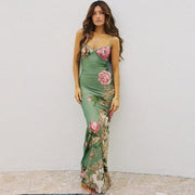 Chrysa - V-Neck Floral Summer Dress
