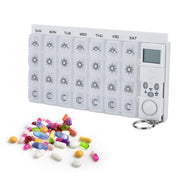Automatic Pill Dispenser - Digital Reminder Weekly Organizer