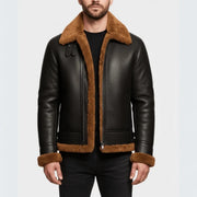 Roberto - Faux Shearling Leather Jacket