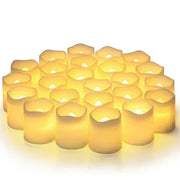 Flameless Candles - 24 Pack Warm White LED Tea Lights