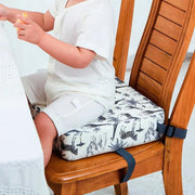 Toddler Booster Seat - Adjustable Height Foldable Dining Chair Cushion