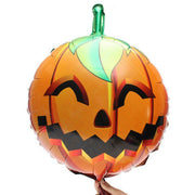 Pumpkin Head Balloons - Spooky Halloween Foil Decorations