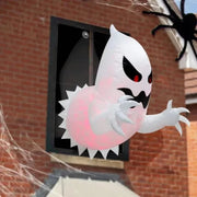 Inflatable Halloween Ghost - Light-Up Hanging Decoration