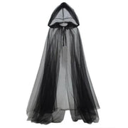 Women's Halloween Costume - Hooded Layered Tulle Cape