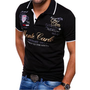 Omar - Graphic Print Men's Polo Shirt