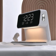 Digital Alarm Clock - 3-in-1 Wireless Charging Lamp