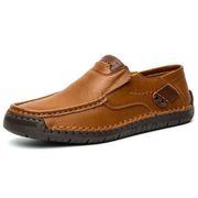 Mike - Comfortable Men's Leather Slip-On Shoes