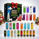 Black 2026 Christmas energy drink advent calendar with 24 cans