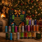Black 2026 Christmas energy drink advent calendar with 24 cans