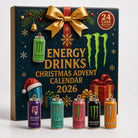 Black 2026 Christmas energy drink advent calendar with 24 cans