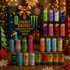 Black 2026 Christmas energy drink advent calendar with 24 cans