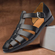 Rafael – Men's Leather Sandals – Adjustable Straps and Breathable Comfort for Warm-Weather Style