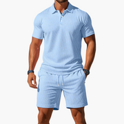 Logan - Sporty Men's Polo Casual Set