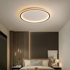 Round LED ceiling light with a modern Scandinavian ring design