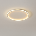 Round LED ceiling light with a modern Scandinavian ring design